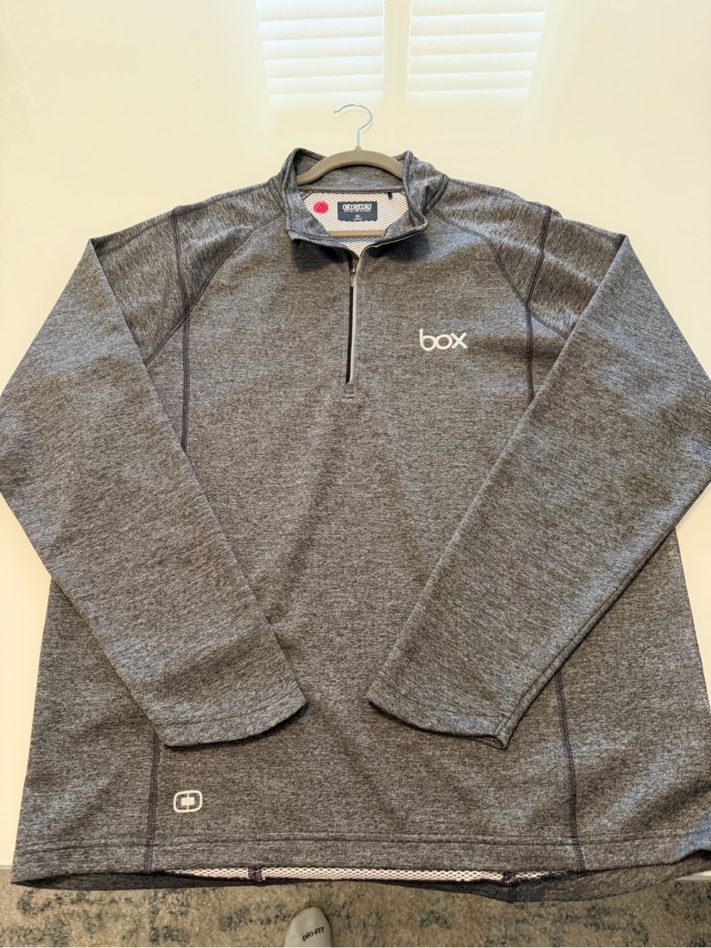 OGIO Men's Gray Quarter-Zip Performance Jacket